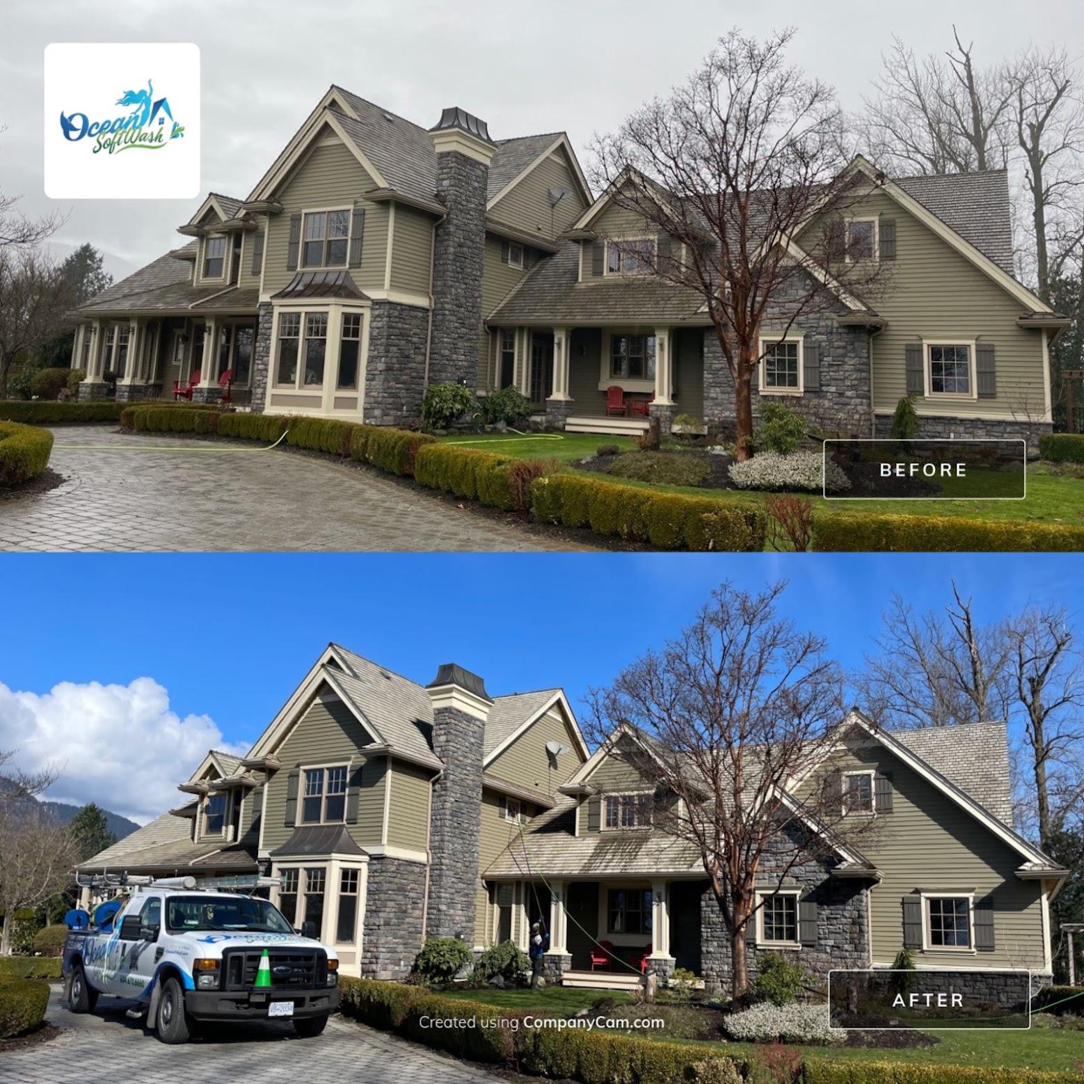 Langley Roof Clean and House wash
